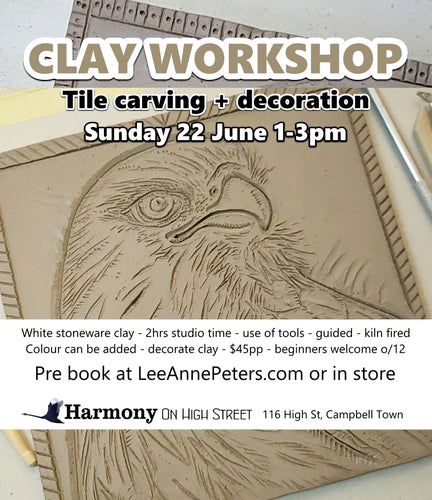 CLAY PLAY - Tile carving and decoration