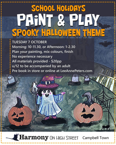 PAINT & PLAY (spooky theme) - Tues 7 Oct