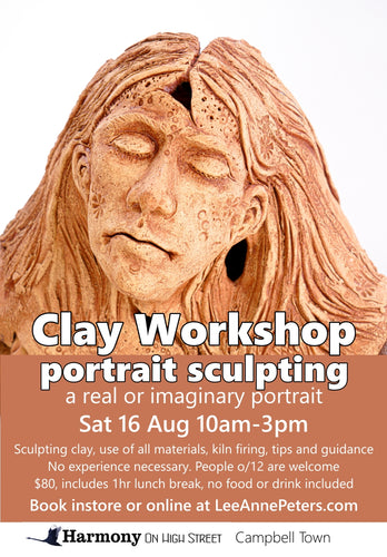 CLAY WORKSHOP - portrait mask sculpting