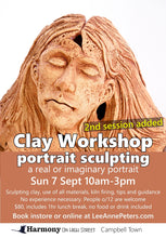 Load image into Gallery viewer, CLAY WORKSHOP - portrait mask sculpting