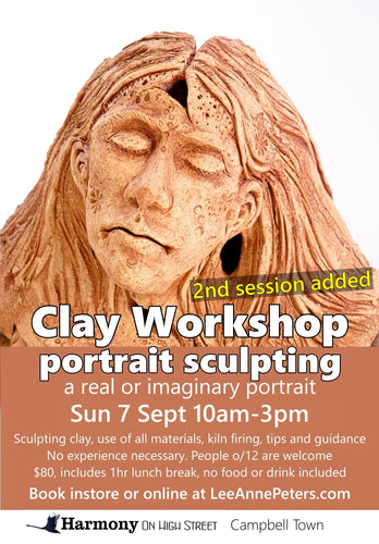 CLAY WORKSHOP - portrait mask sculpting