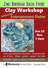 Load image into Gallery viewer, CLAY WORKSHOP - Entertainment Platter (advanced)