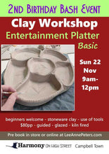 Load image into Gallery viewer, CLAY WORKSHOP - Basic Entertainment Platter