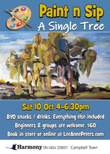 Load image into Gallery viewer, Paint n Sip - A Single Tree