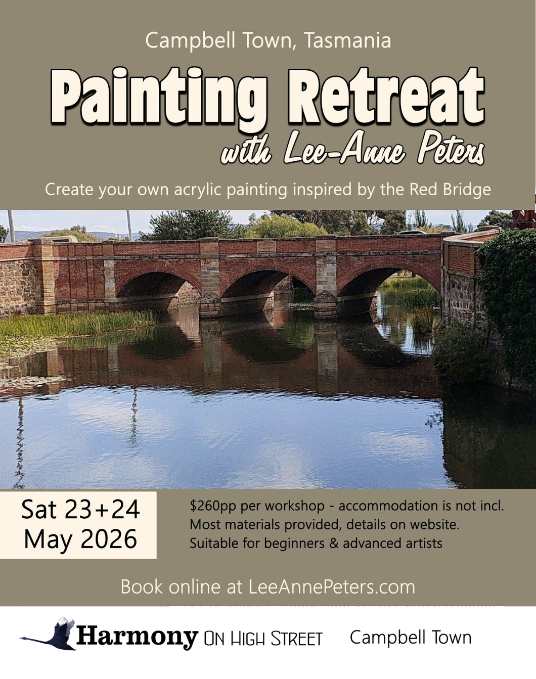 Painting Retreat - Red Bridge Painting - 23+24 May 2026