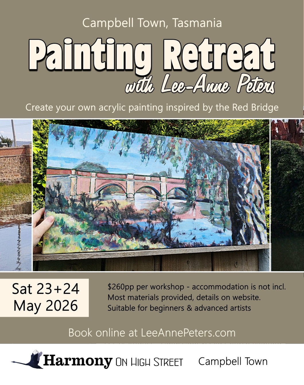Painting Retreat - Red Bridge Painting - 23+24 May 2026