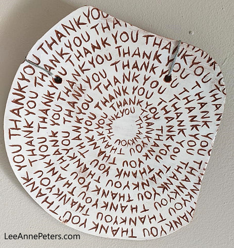 Thank you - hanging tile