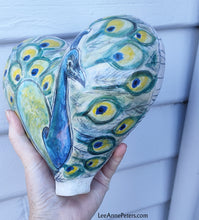 Load image into Gallery viewer, Peacock Heart - medium