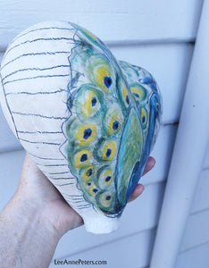 Peacock Heart - medium