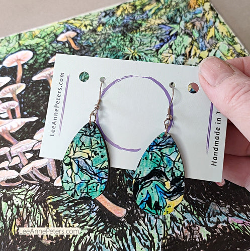 Art Earrings - hook style