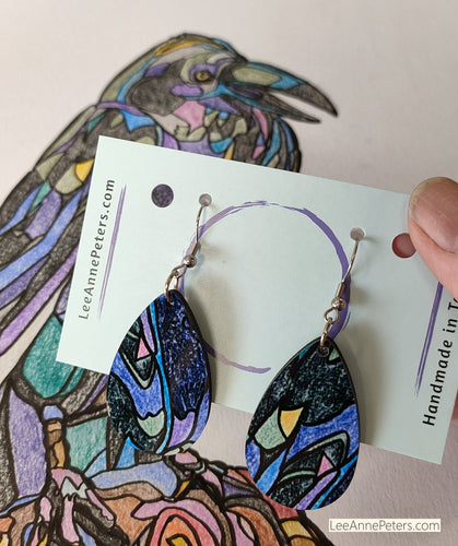 Art Earrings - hook style
