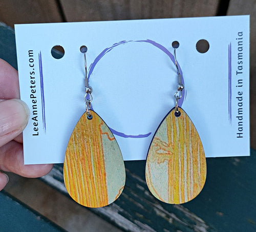 Art Earrings - hook style