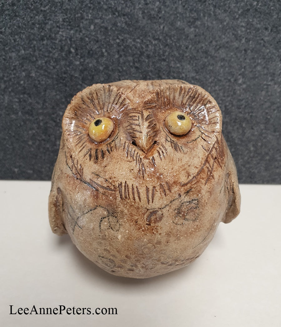 Teen Owl - sculpture