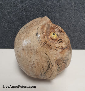 Teen Owl - sculpture