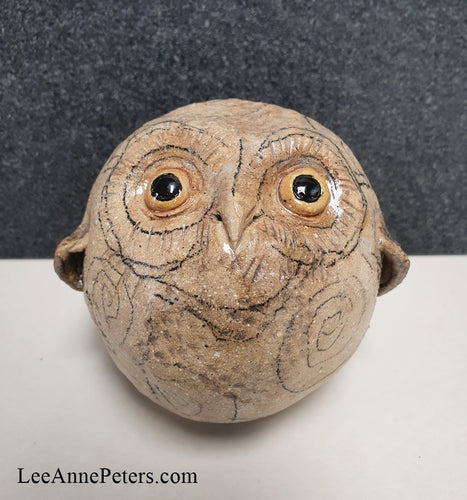 Teen Owl - sculpture