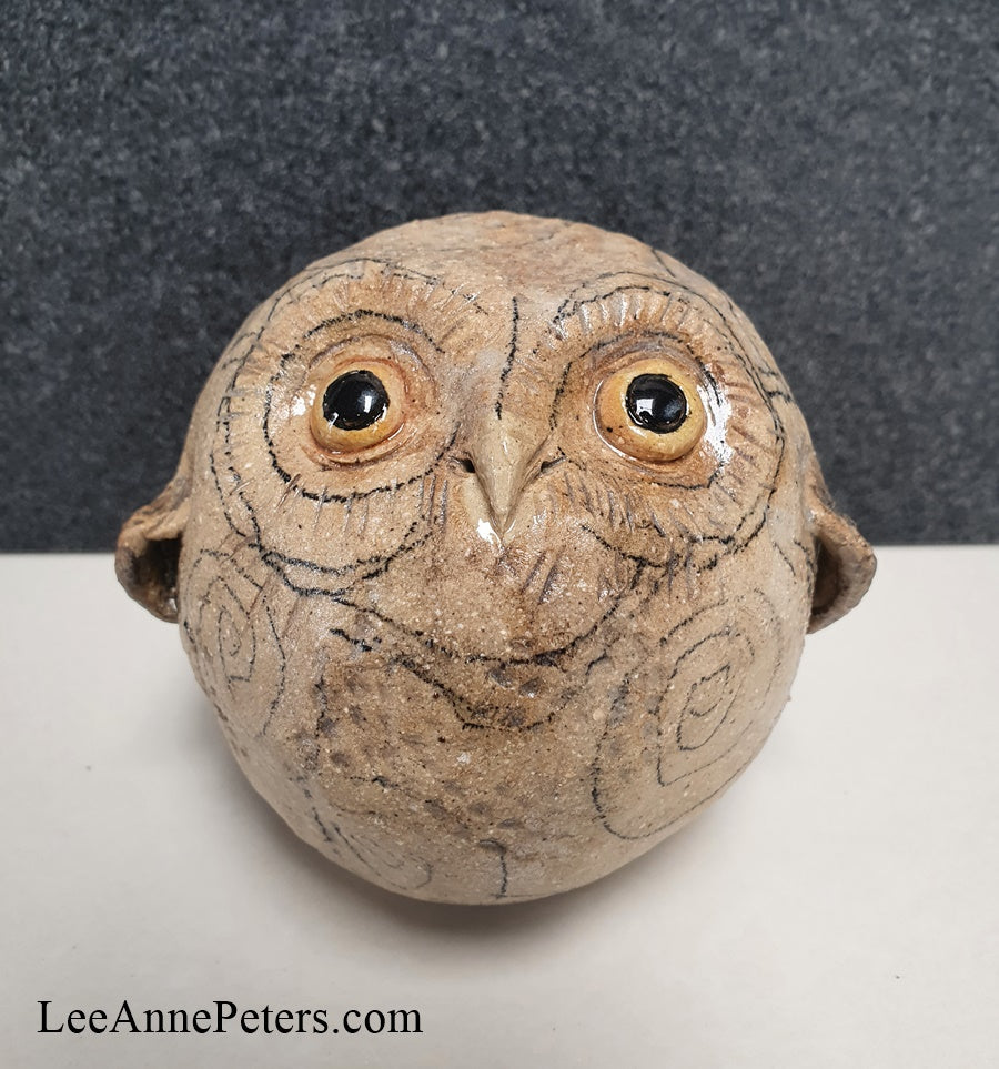 Teen Owl - sculpture