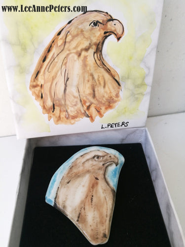 Brooch in gift box