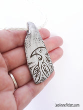 Load image into Gallery viewer, Jewellery Talisman - white raven