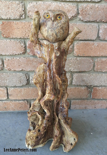 Large Sculpture - Owl in tree
