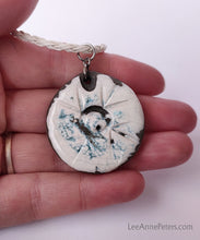 Load image into Gallery viewer, Jewellery Talisman - White Crackle Raku
