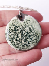 Load image into Gallery viewer, Jewellery Talisman - White Crackle Raku