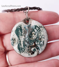 Load image into Gallery viewer, Jewellery Talisman - White Crackle Raku
