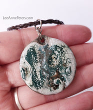 Load image into Gallery viewer, Jewellery Talisman - White Crackle Raku