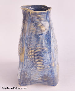 Porcelain Rose & Pillar Vase