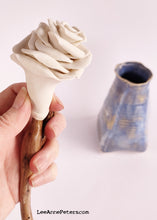 Load image into Gallery viewer, Porcelain Rose &amp; Pillar Vase