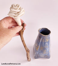 Load image into Gallery viewer, Porcelain Rose &amp; Pillar Vase