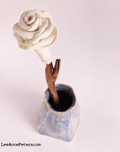 Load image into Gallery viewer, Porcelain Rose &amp; Pillar Vase
