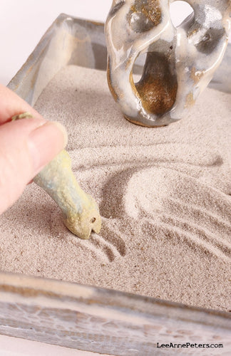 Zen Garden with Scholar's Rock