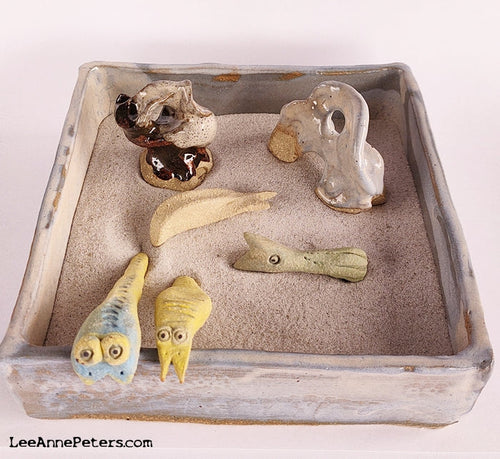 Zen Garden with Scholar's Rock
