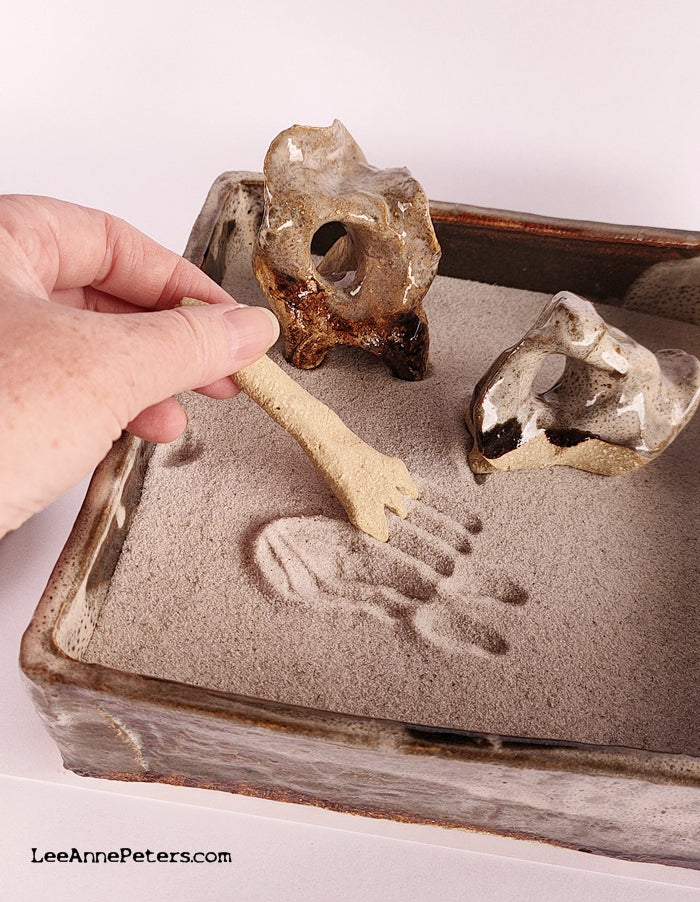 Zen Garden with Scholar's Rock